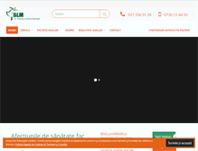 Tablet Screenshot of biolumimedica.ro